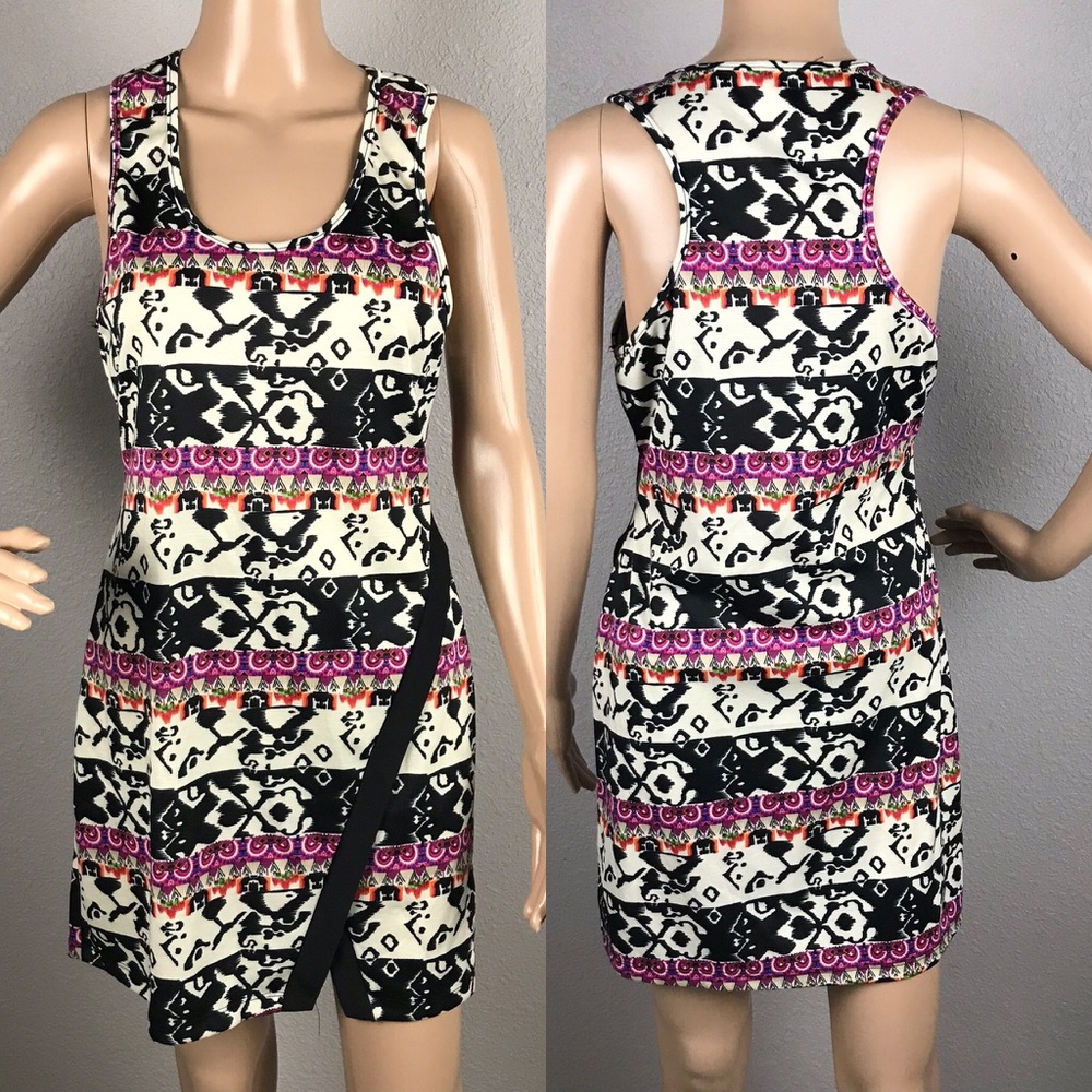 California Gypsy patterned dress SZ L